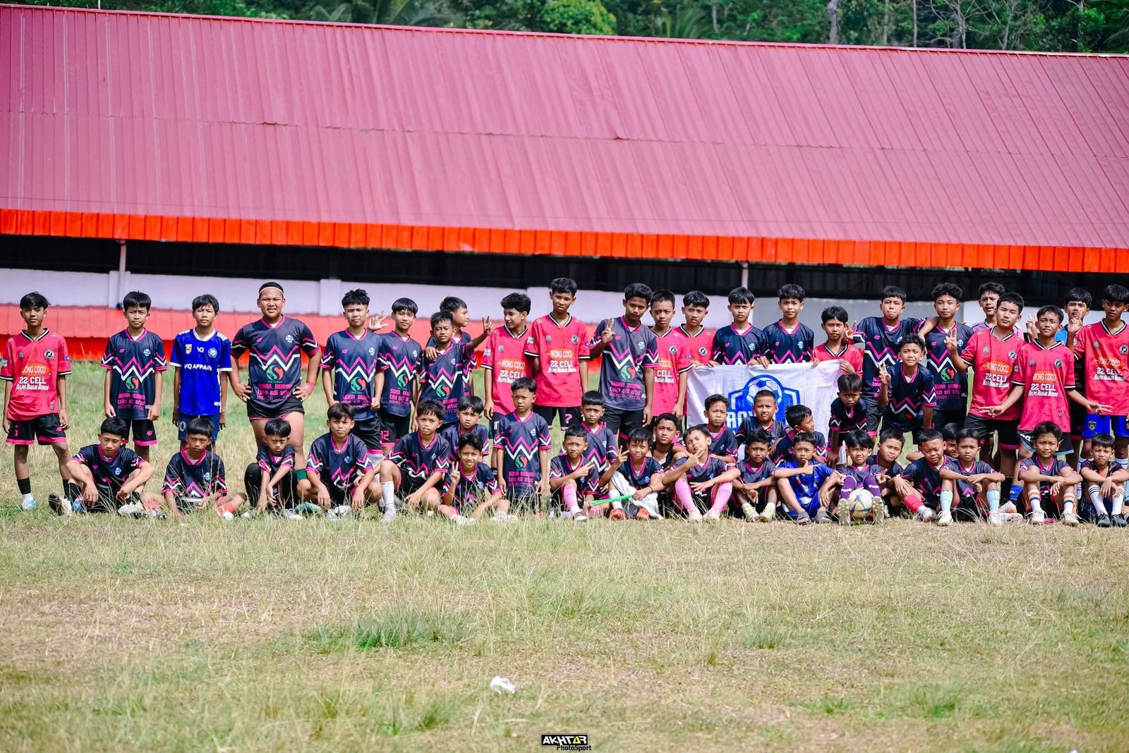 Fhoto bersama selesai latihan